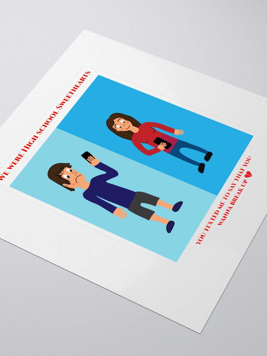 We Were High School Sweethearts Special Design Sticker product image (11)
