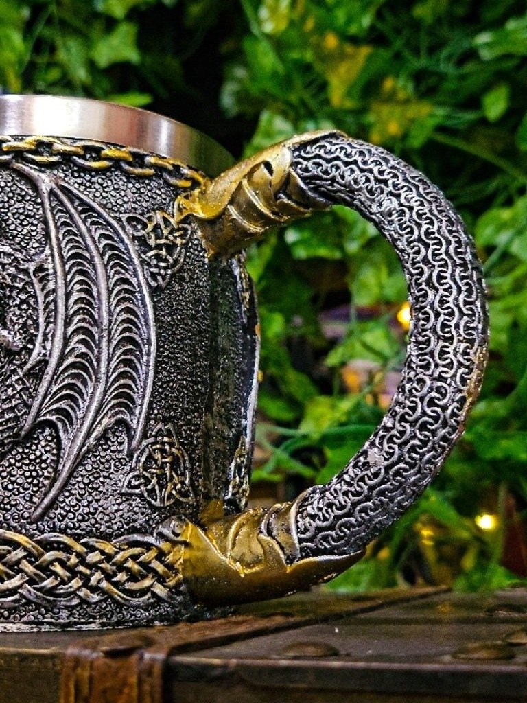 The Armored Kingdom Dragonborn Blade and Skull Deathbrew Mug product image (4)