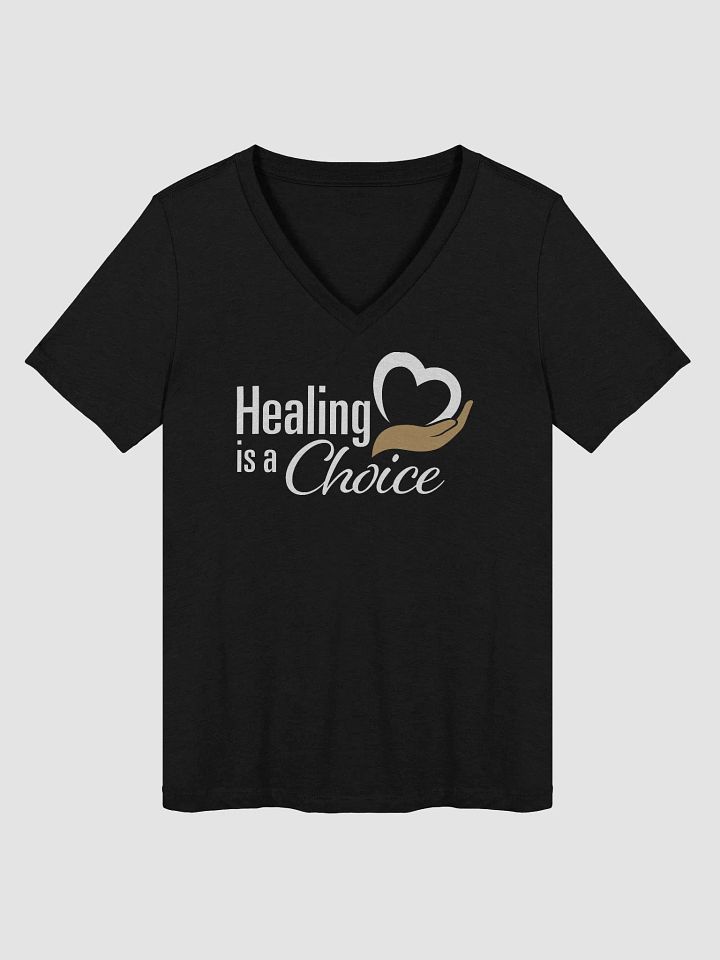 Healing is a Choice - Women's Relaxed V-Neck T-Shirt product image (1)