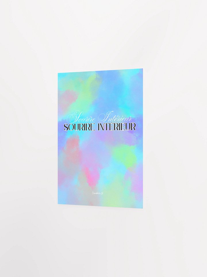 Poster Pastel Nuances de Lumière - Sourire Intérieur - Cadeau Inspirant product image (3)