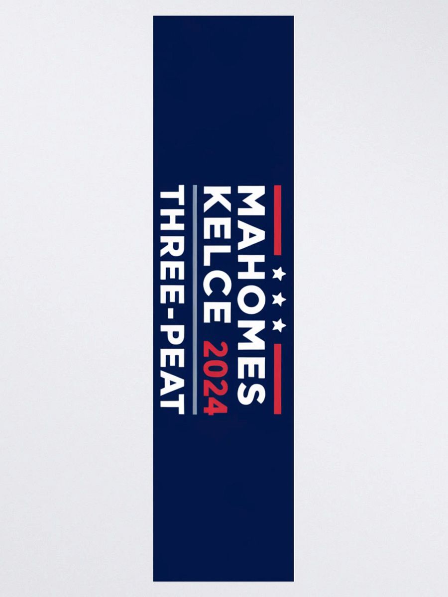 Mahomes & Kelce Three-Peat 2024 Bumper Sticker product image (3)