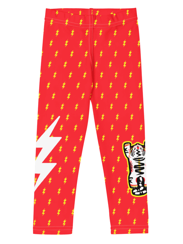 Red and Yellow Lightning - Kid's Leggings product image (5)
