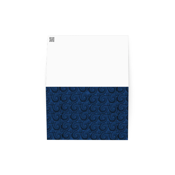 Midnight Swirls Greeting Card for celebrations product image (4)