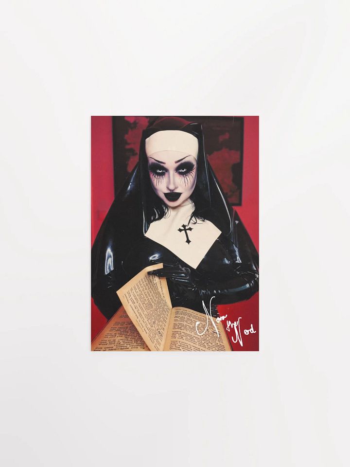 Nun Print with Signature product image (1)