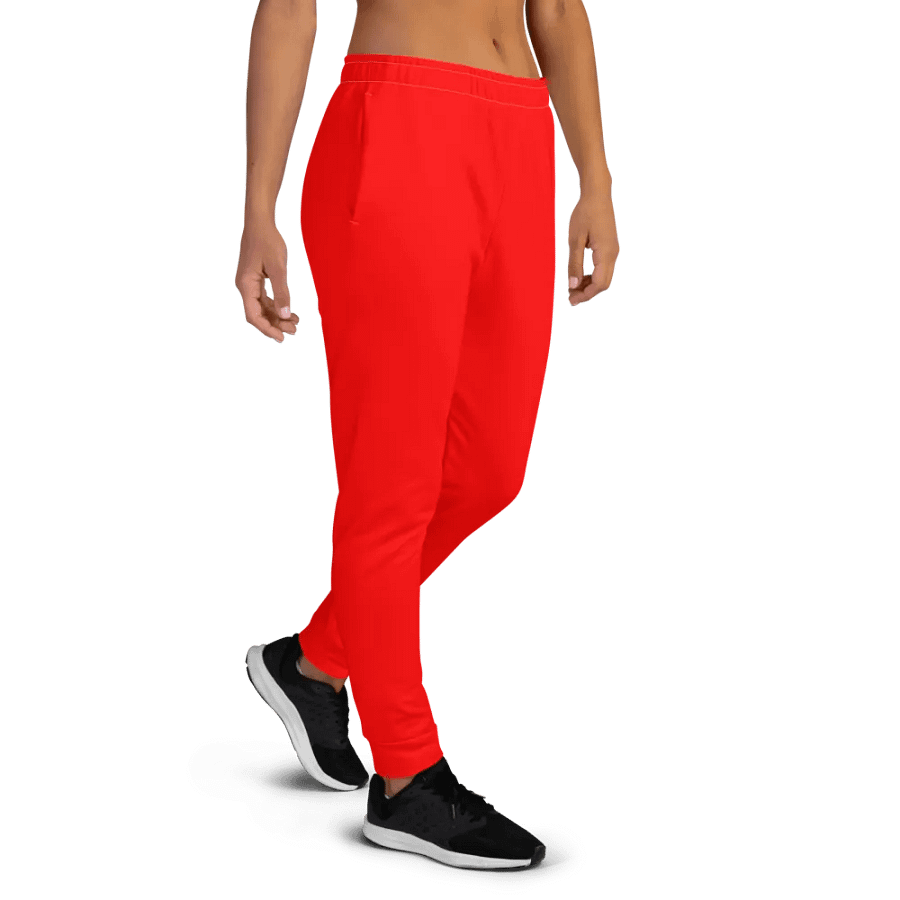 Plain Color Red Joggers product image (4)