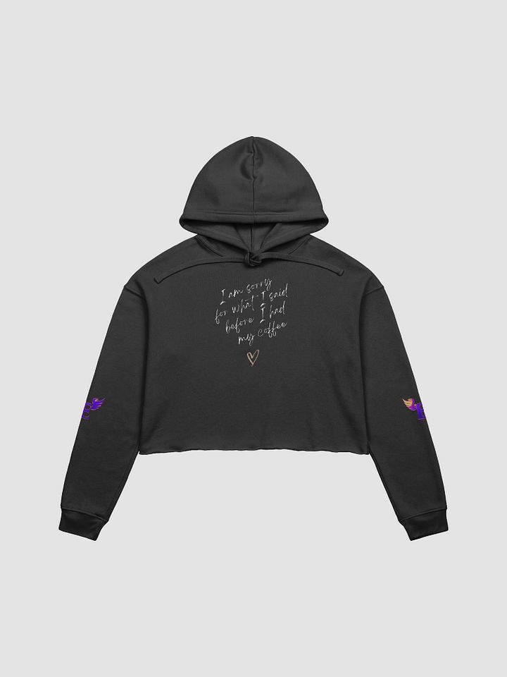 Cold Weather Coffee Love Crop Hoodie product image (1)