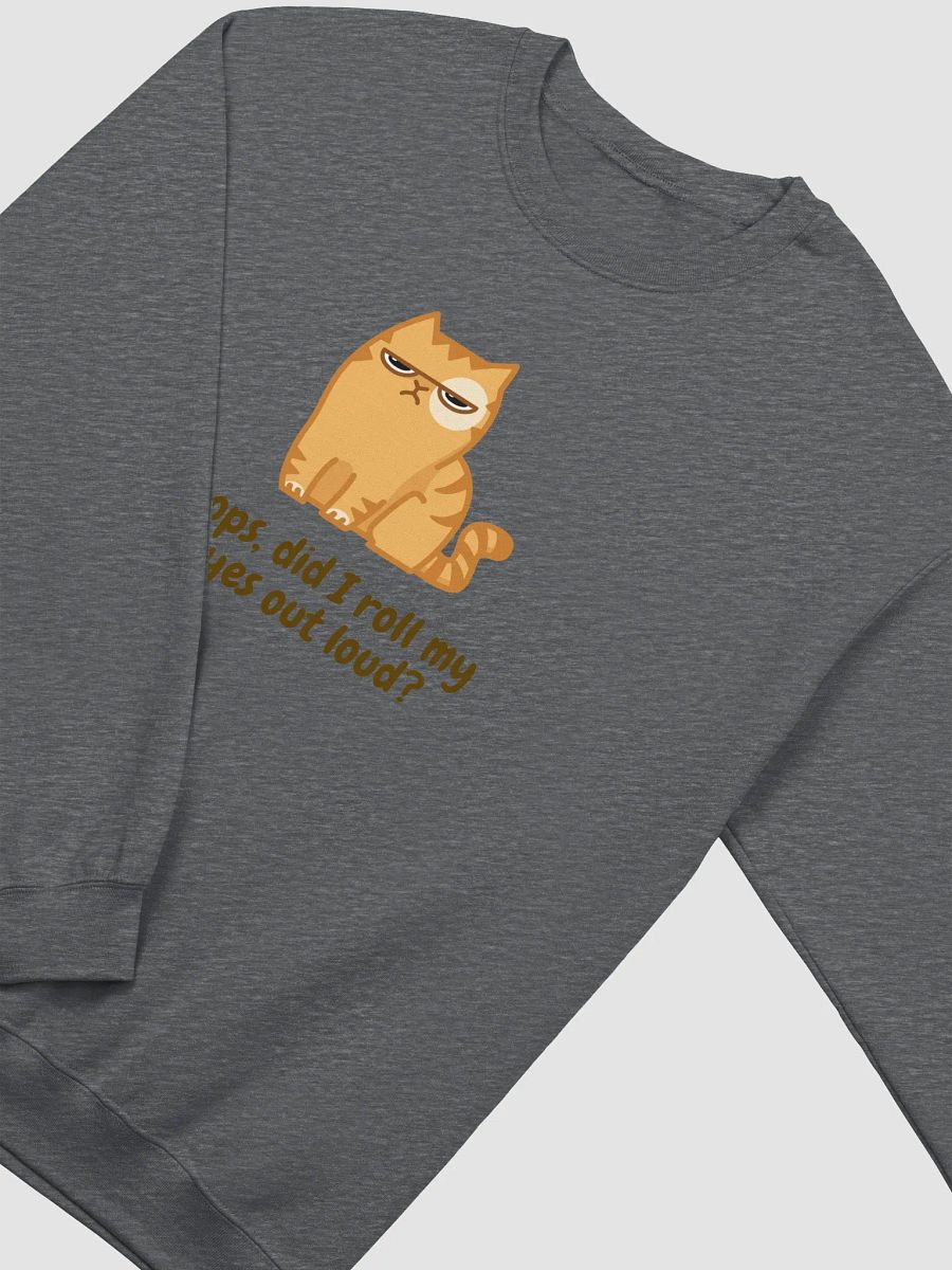 Grumpy Cat Eye Roll Sweatshirt product image (13)
