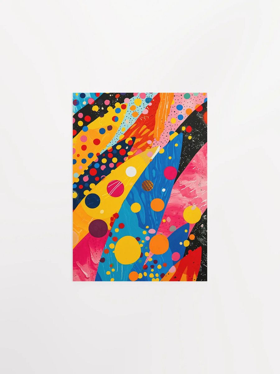 Dynamic Dots: Abstract Matte Poster product image (1)