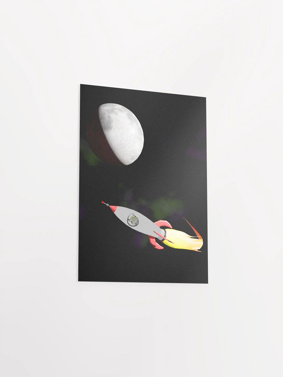 to the moon matte paper poster product image (37)