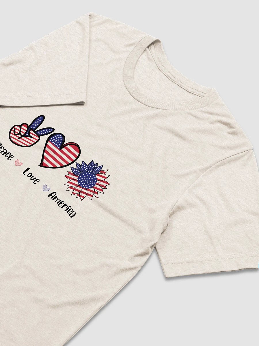 Patriotic Peace and Love Tee product image (14)