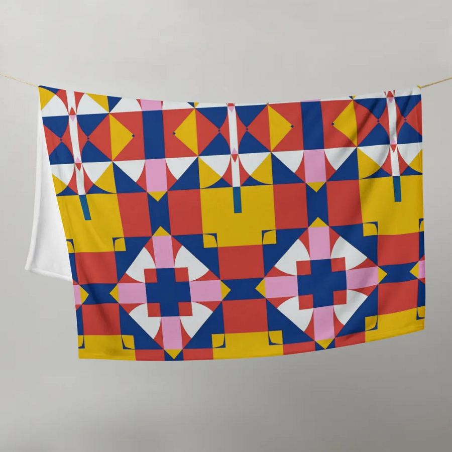 Geo Fiesta Throw Blanket product image (1)