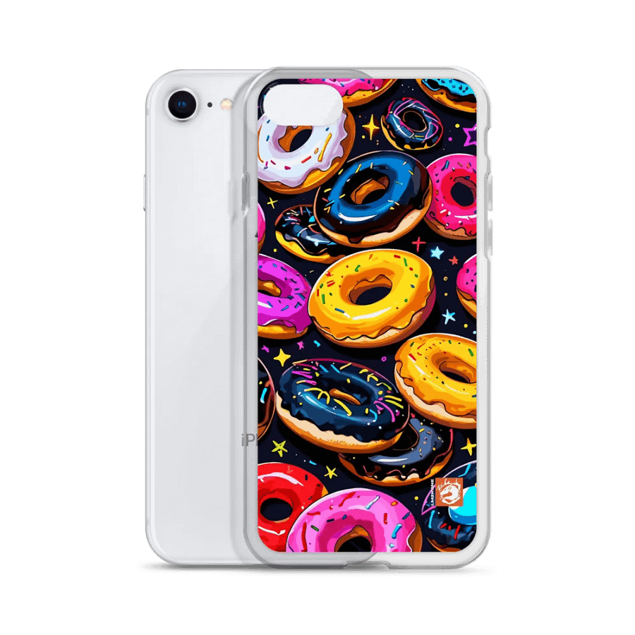 Colorful Donut Pattern iPhone Case product image (51)