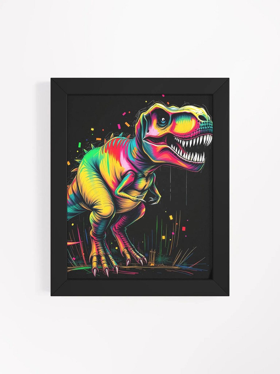 Rainbow Rex Framed Art Print product image (23)
