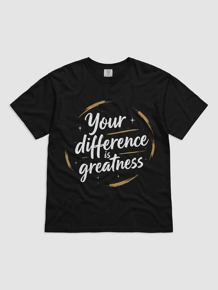 Your Difference Is Greatness  — The Emma Stone-Inspired T-Shirt That Will Empower You to Embrace Your Unique Power and Transform Your Life product image (1)