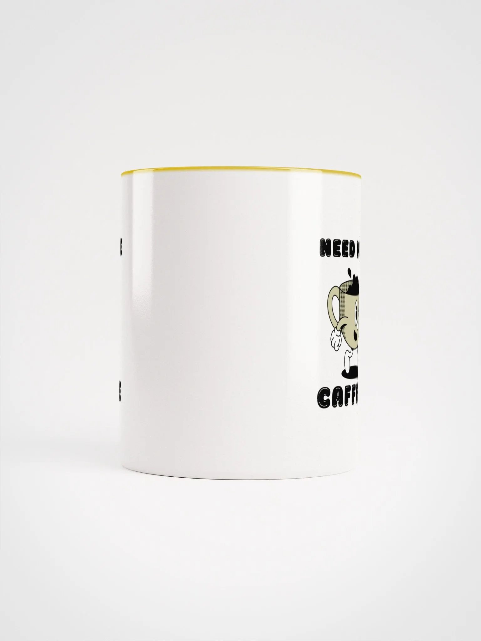 Retro Cartoon Ceramic Mug: Cheerful Sentient Cups product image (20)