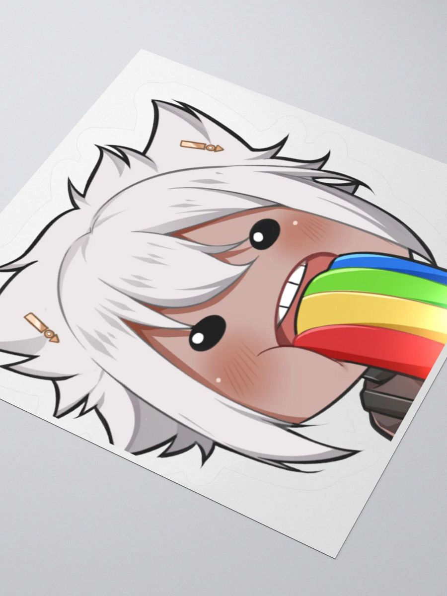 Bellyr Adsala "Rainbow Vomit" Kiss-Cut Sticker product image (1)