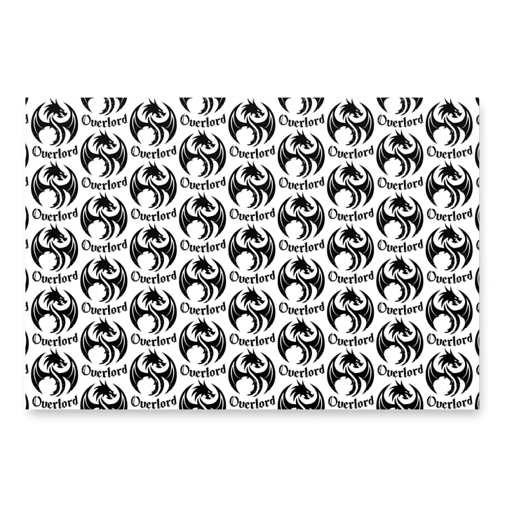 Overlord Wrapping Paper (Black) product image (1)