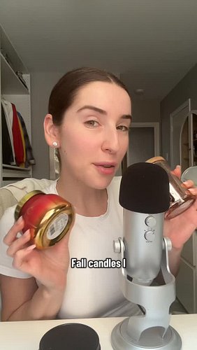 My fave fall candles 🕯️🍂 #asmr #relaxingvideos #asmrcommunity #whispered #asmrsounds #fallcandles #asmrtiktoks #asmrtapping