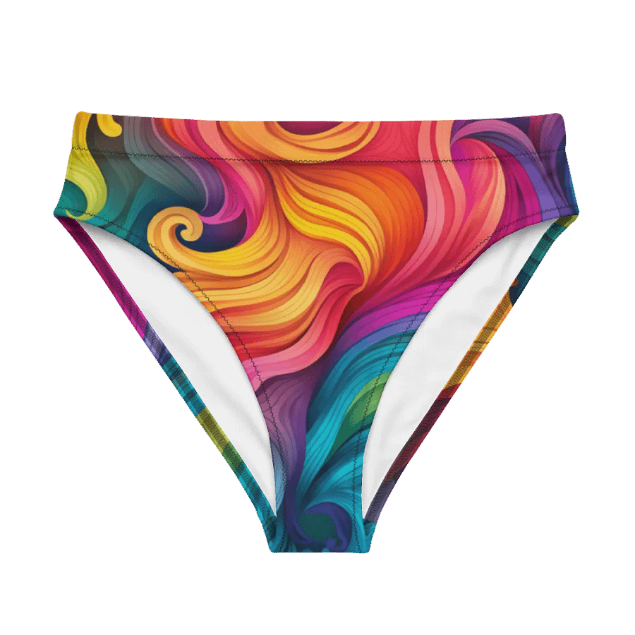 Vibrant Rainbow Swirl Bikini Bottom product image (5)
