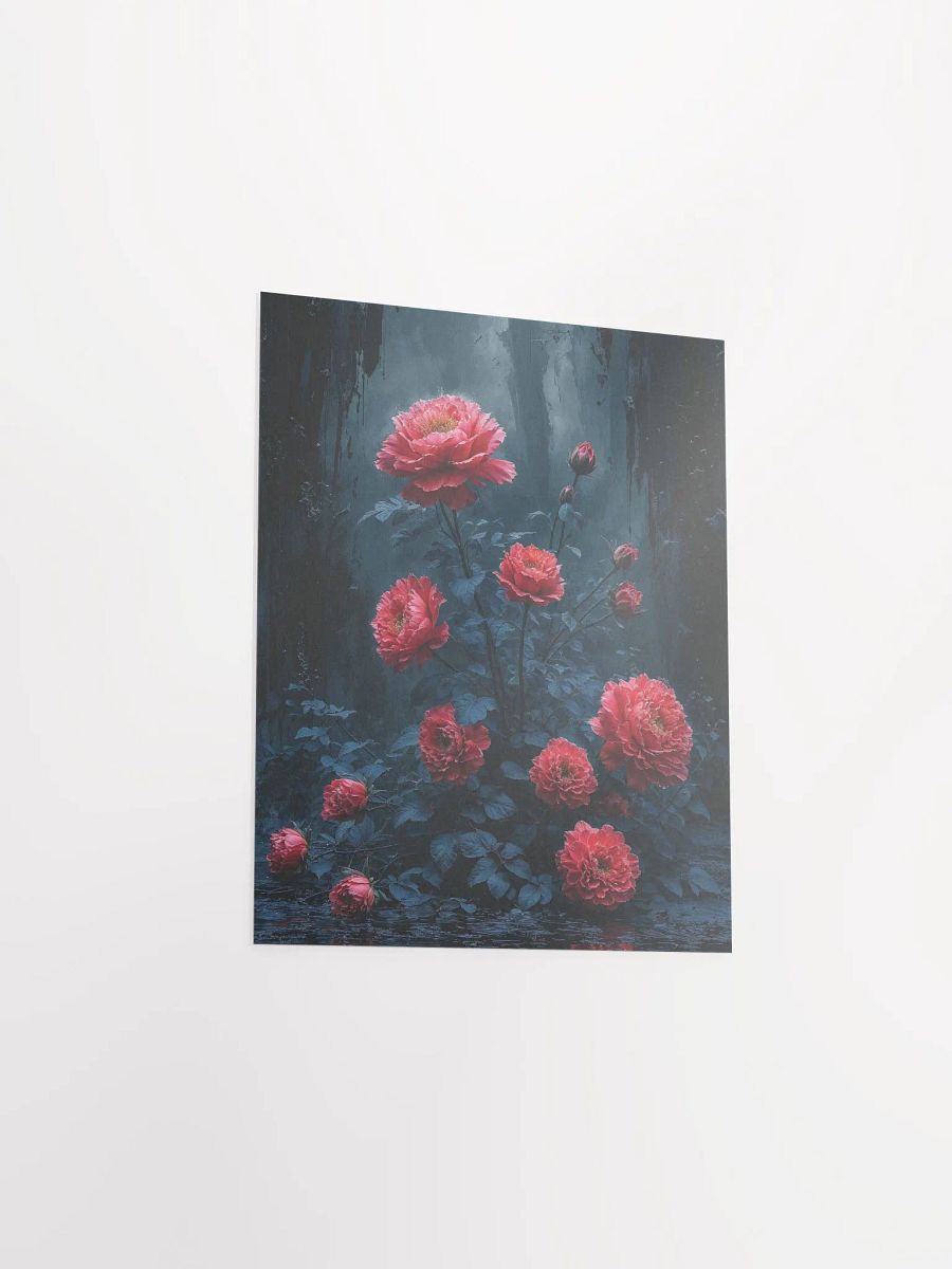 Ethereal Crimson Blooms Poster product image (23)