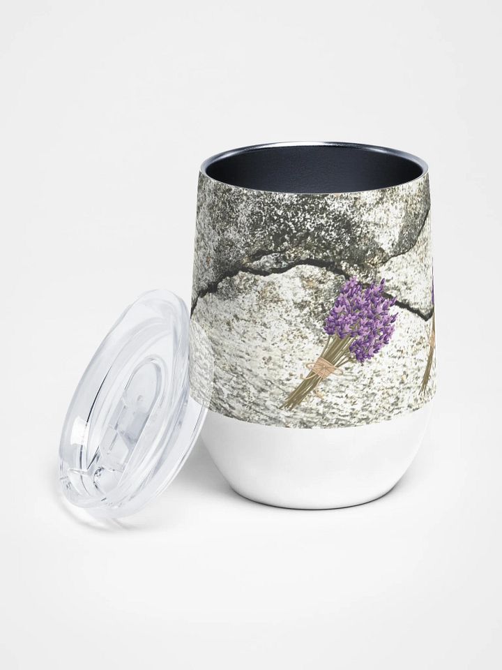lavender Elegance Wine Tumbler Mothersday gift moms daughter friend product image (2)
