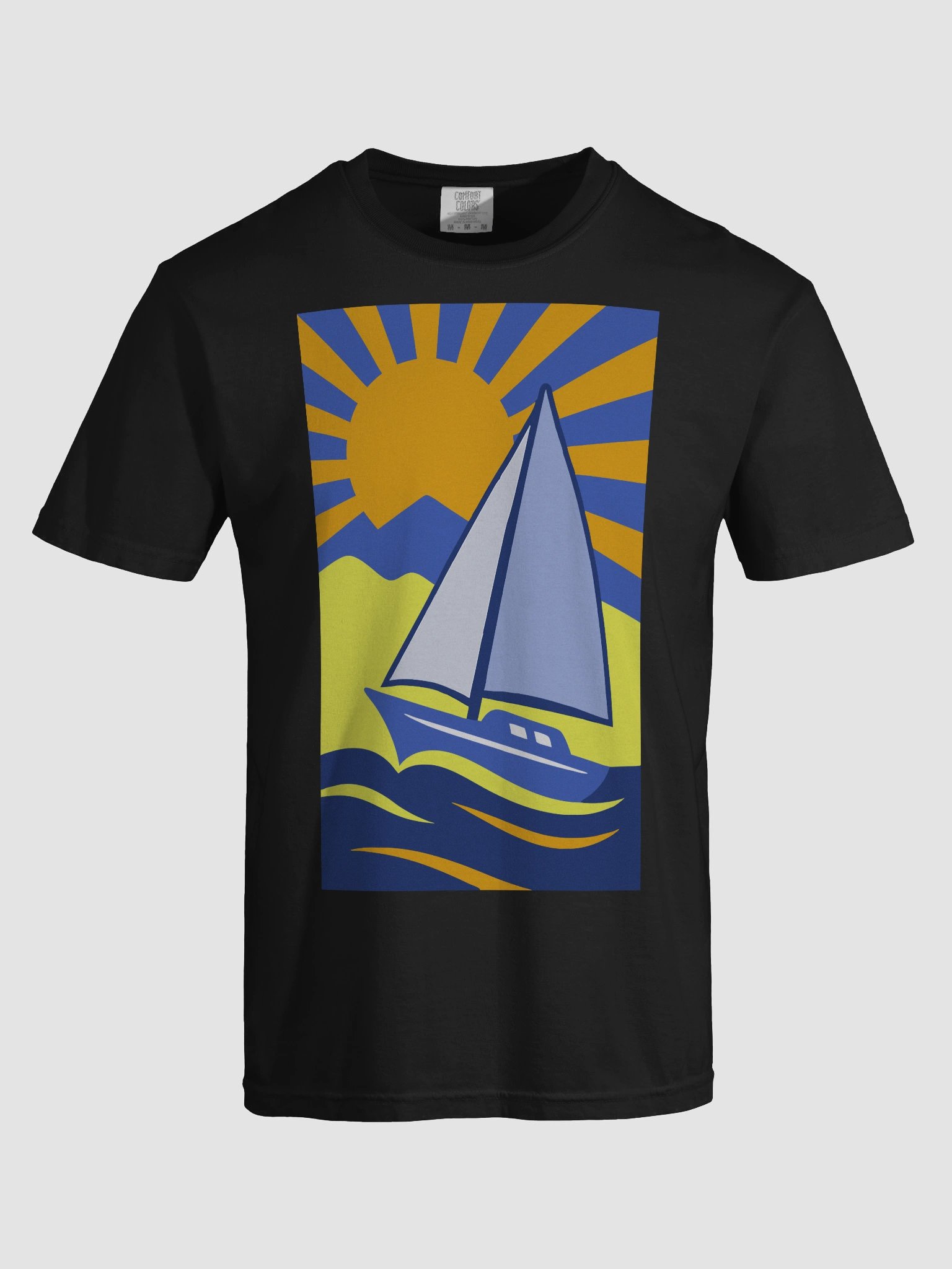 Sailboat Sunset Serenity T-Shirt product image (80)
