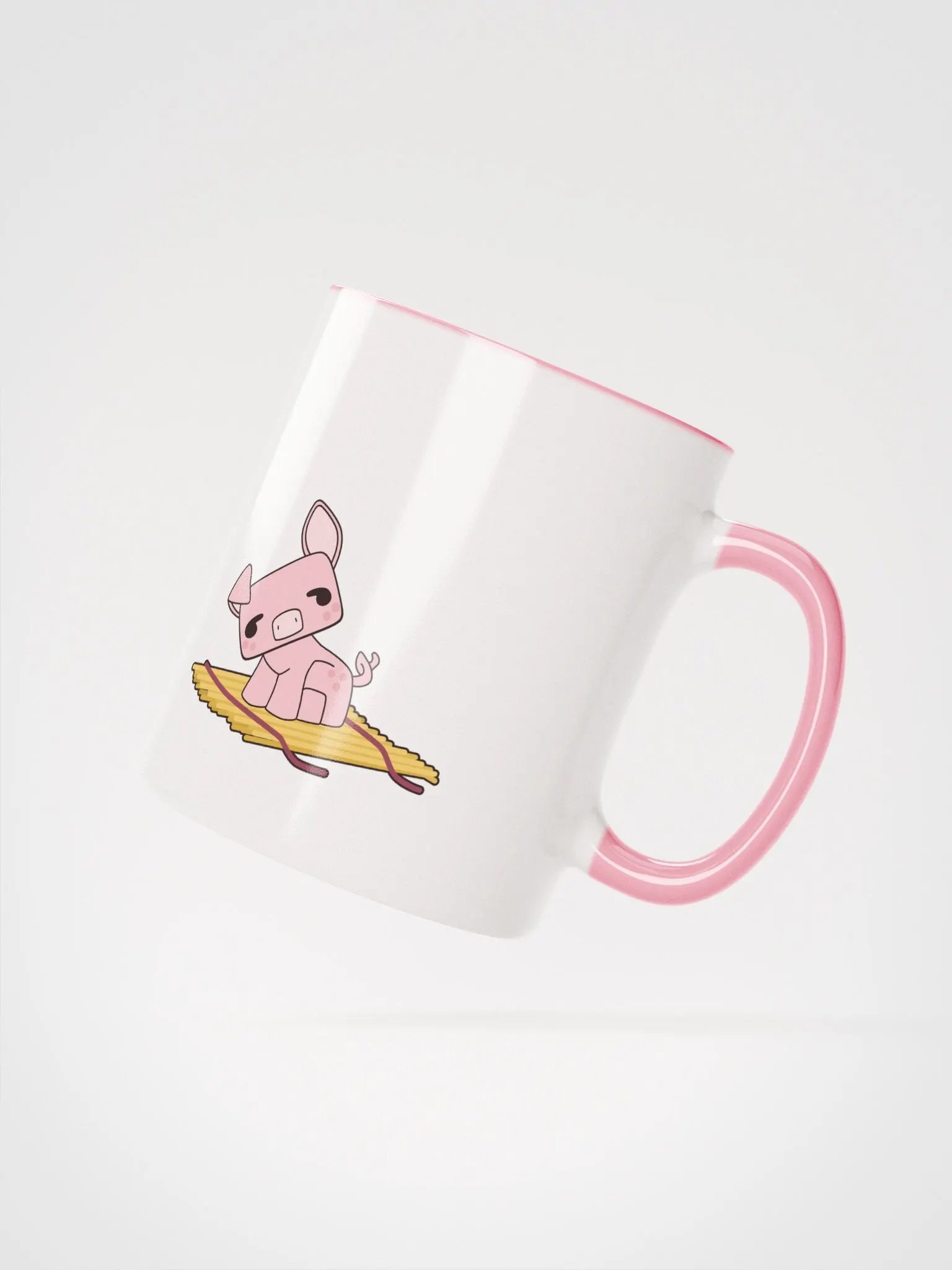 Kawaii Minecraft Piggu Ceramic Mug product image (2)