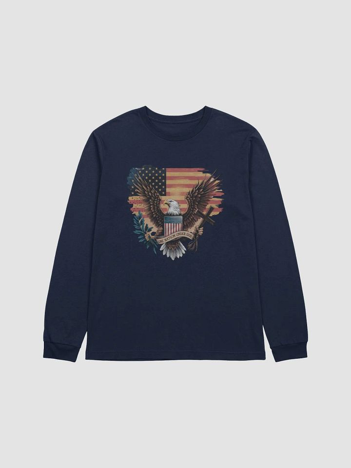 One Nation Under God Long Sleeve Tee product image (1)