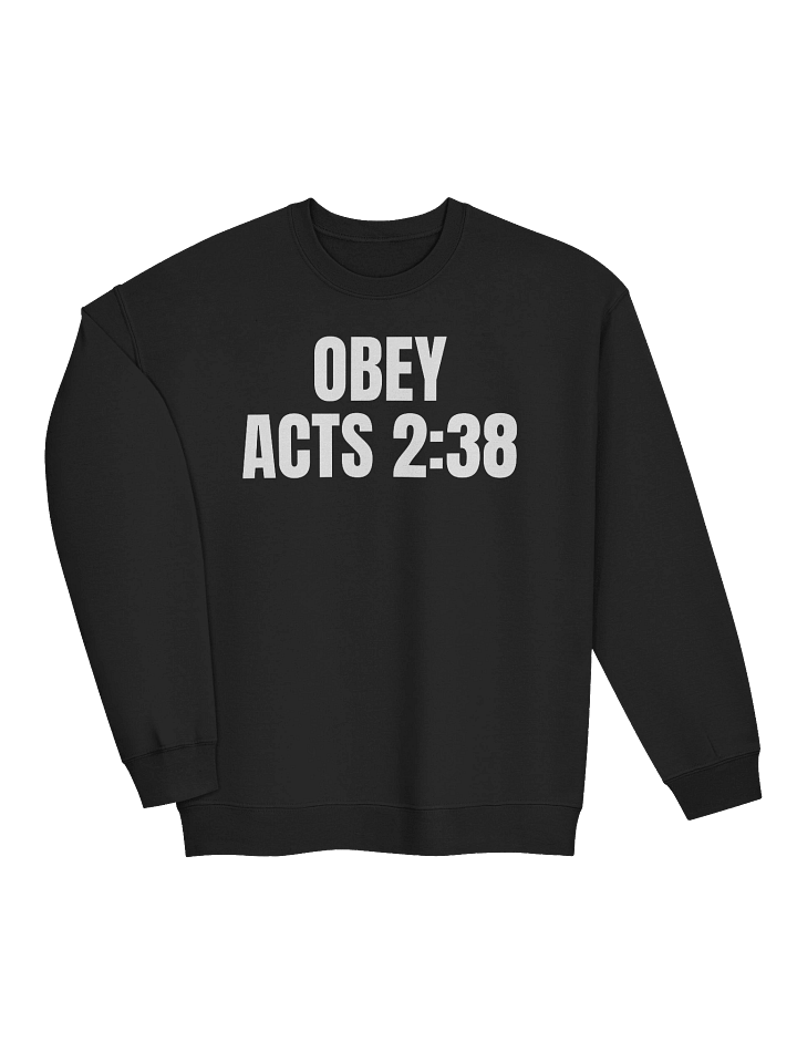 Obey Acts 2:38 Classic Crewneck Sweatshirt product image (1)