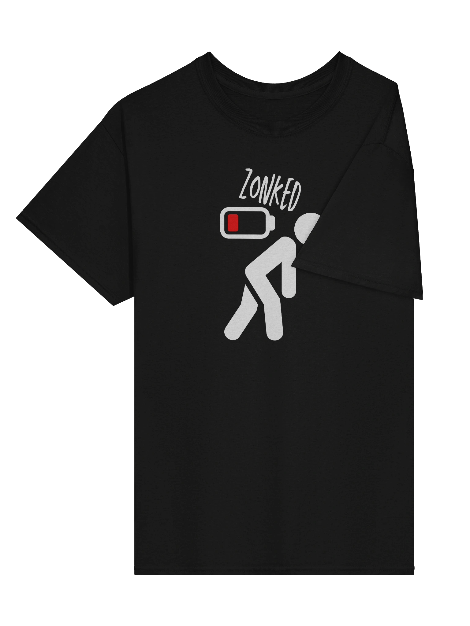 ZONKED Low Battery T-Shirt product image (27)