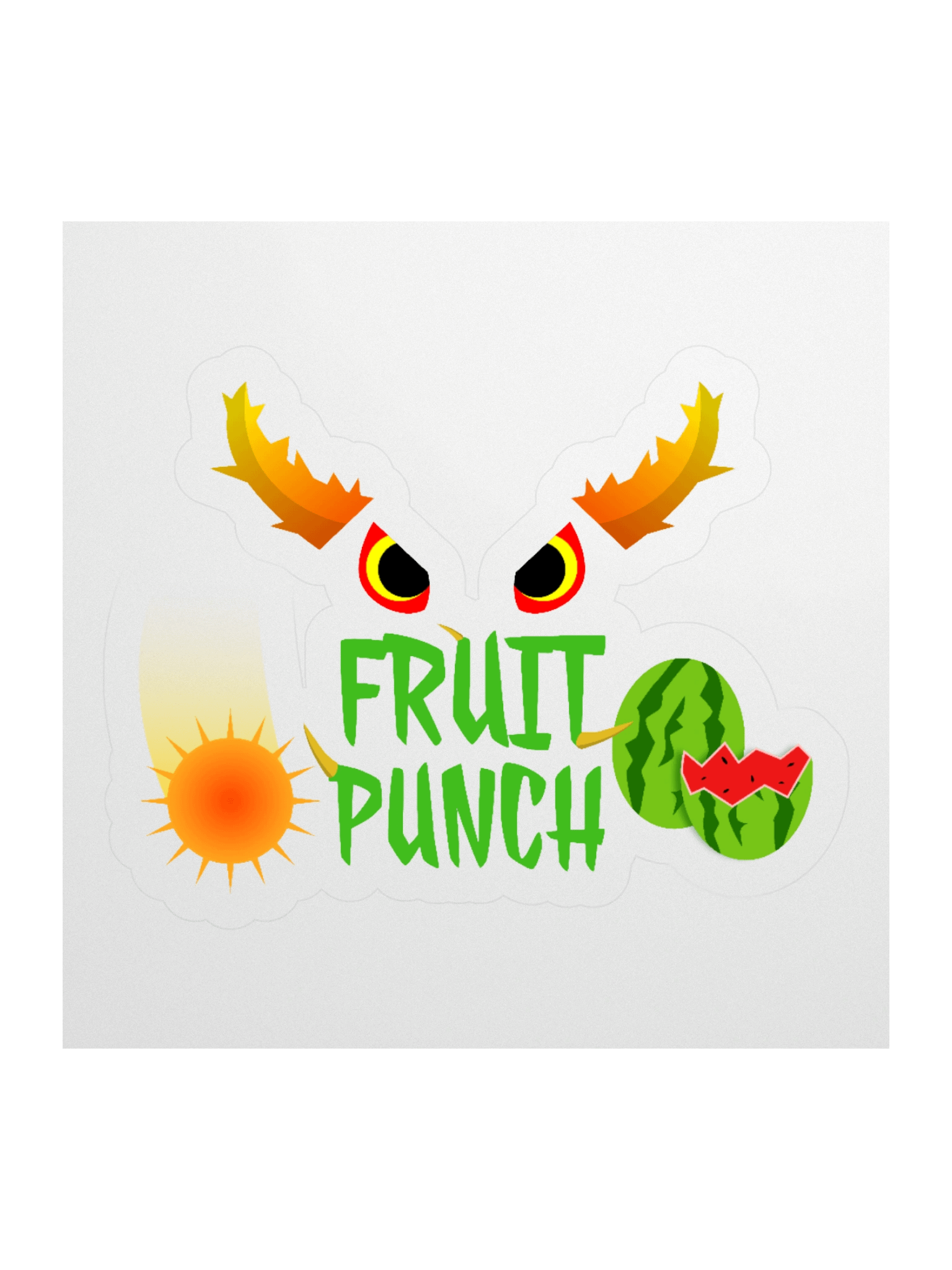 Watermelon Dragon Sticker product image (1)