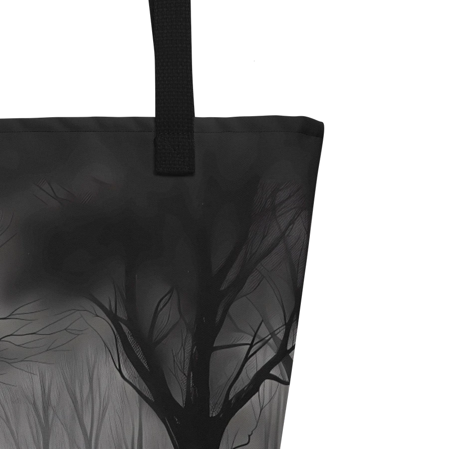 Tote Bag: Elegant Gothic Theme Stylish Dark Fashion Eerie Halloween Design product image (5)