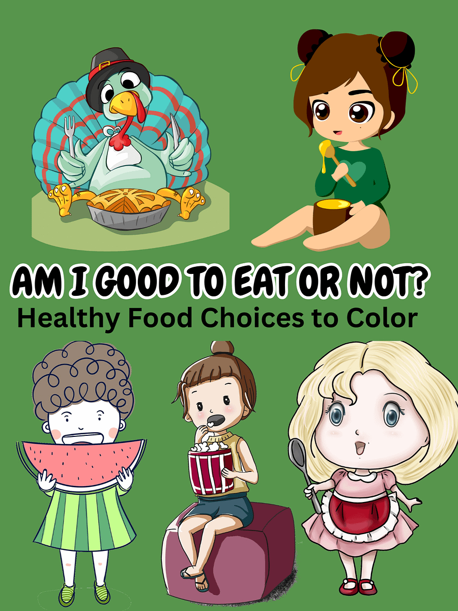 Am I Good to Eat or Not? Healthy Food Choices to Color product image (1)