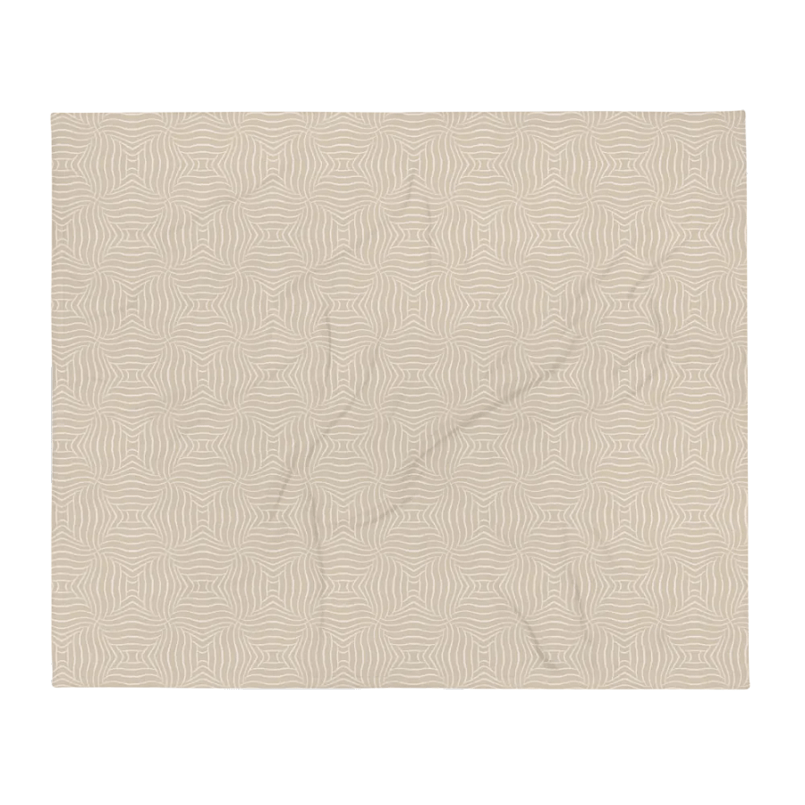 Warm Beige Minimalism Throw Blanket product image (3)