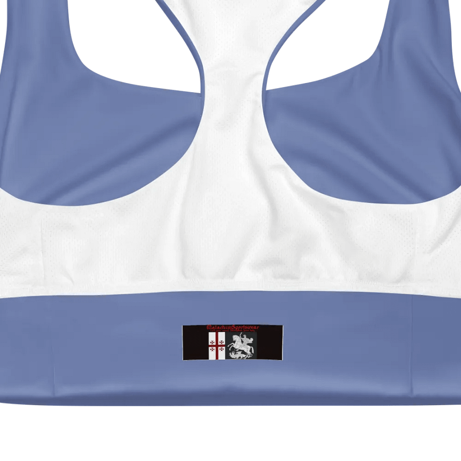 Blue Serenity Longline Sports Bra product image (12)