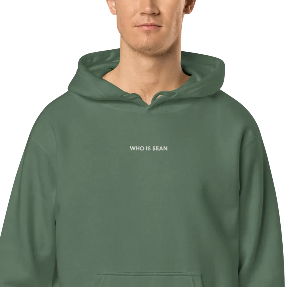 Who Is Sean Embroidered Premium Hoodie product image (1)