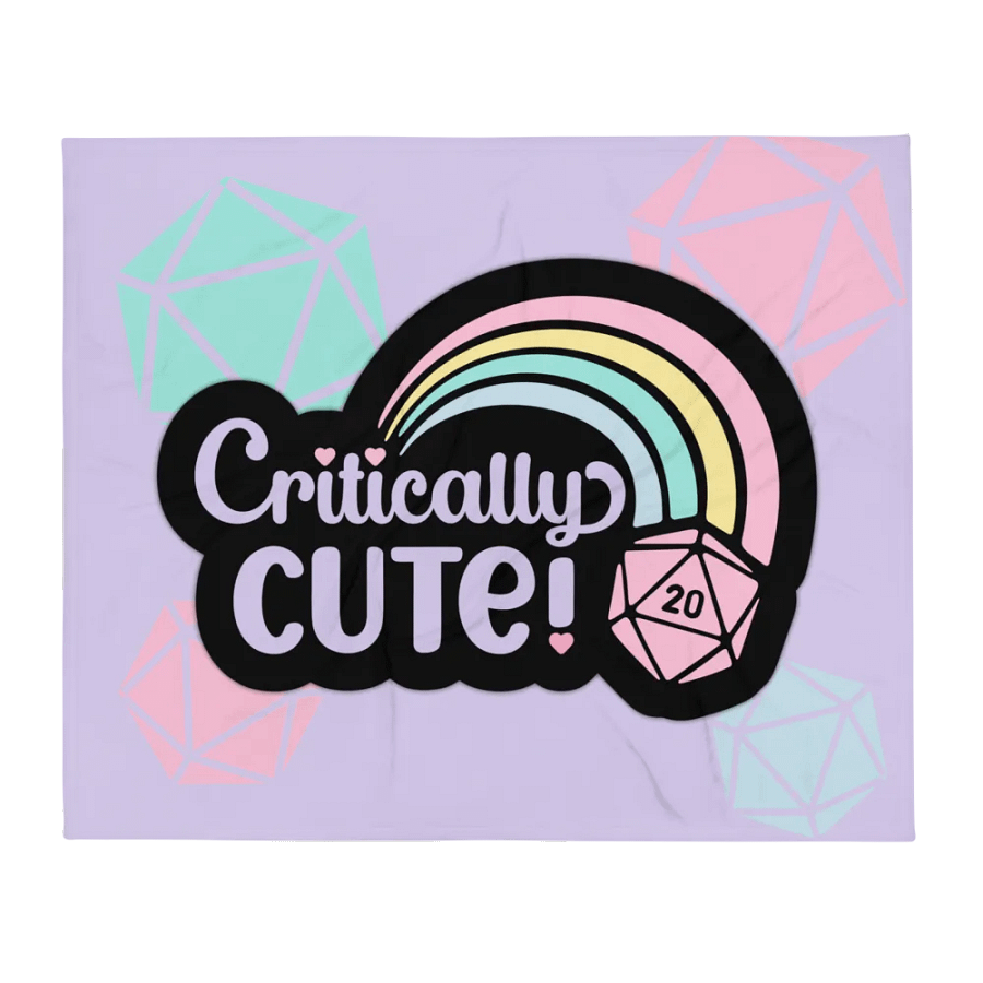 Critically Cute Throw Blanket product image (2)