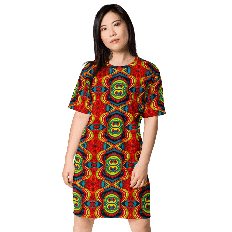 Symmetry Splash All-Over Dress product image (8)