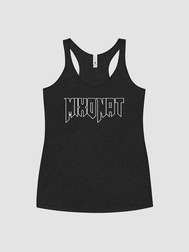 MixoNat Outline Next Level Ladies Triblend Racerback Tank product image (1)