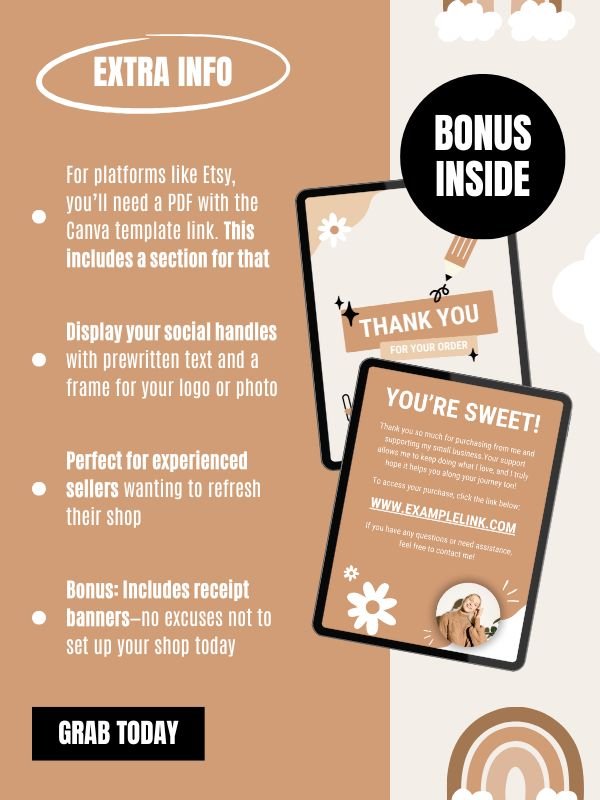 MRR/PLR Etsy Thank You Cards for Business product image (8)