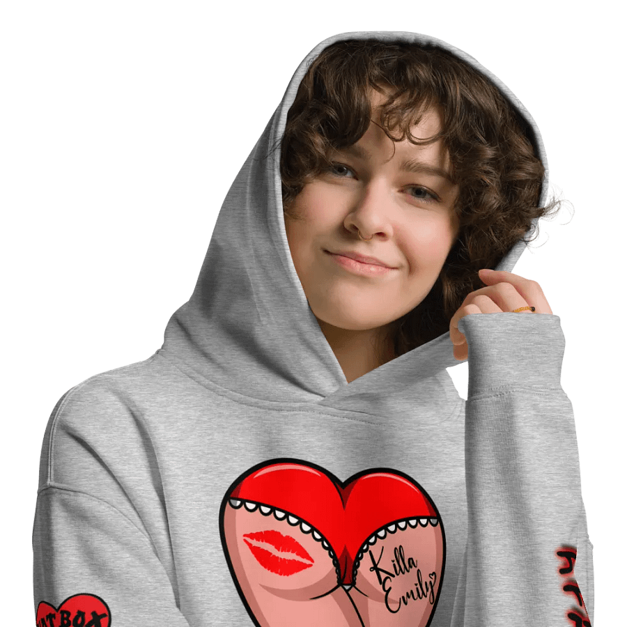 UNISEX HOT BOX FAM KILLA_EMILY RED HEART BUTT LOGO product image (39)