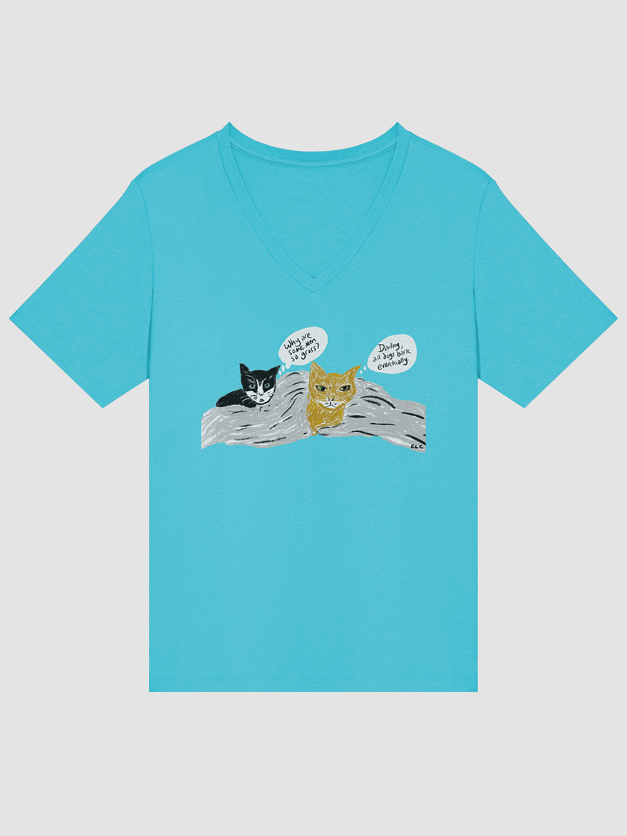 Kitties Thoughts on Men V-neck tee product image (17)