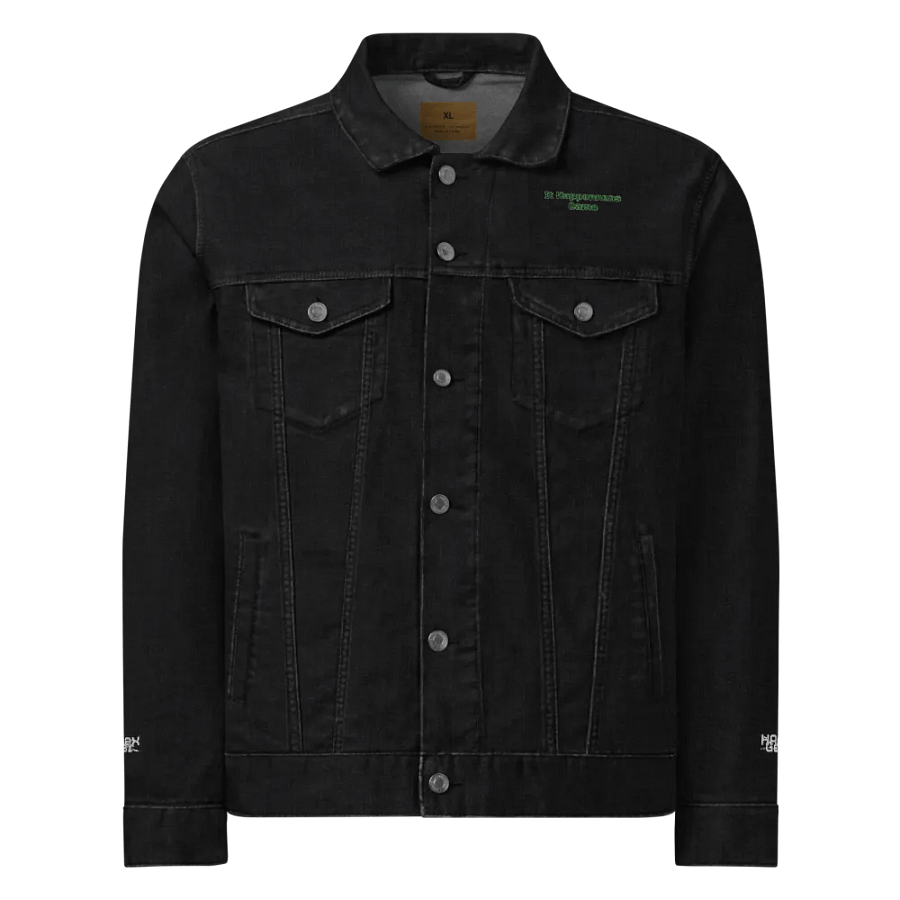 Denim Jacket - Embroidered - It Happennnns Camo product image (1)