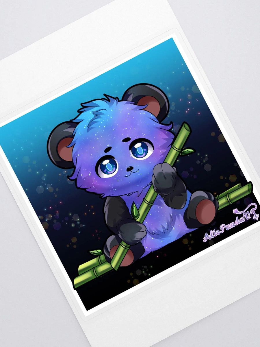 Cosmic Panda Kiss Cut Sticker Sheet product image (1)