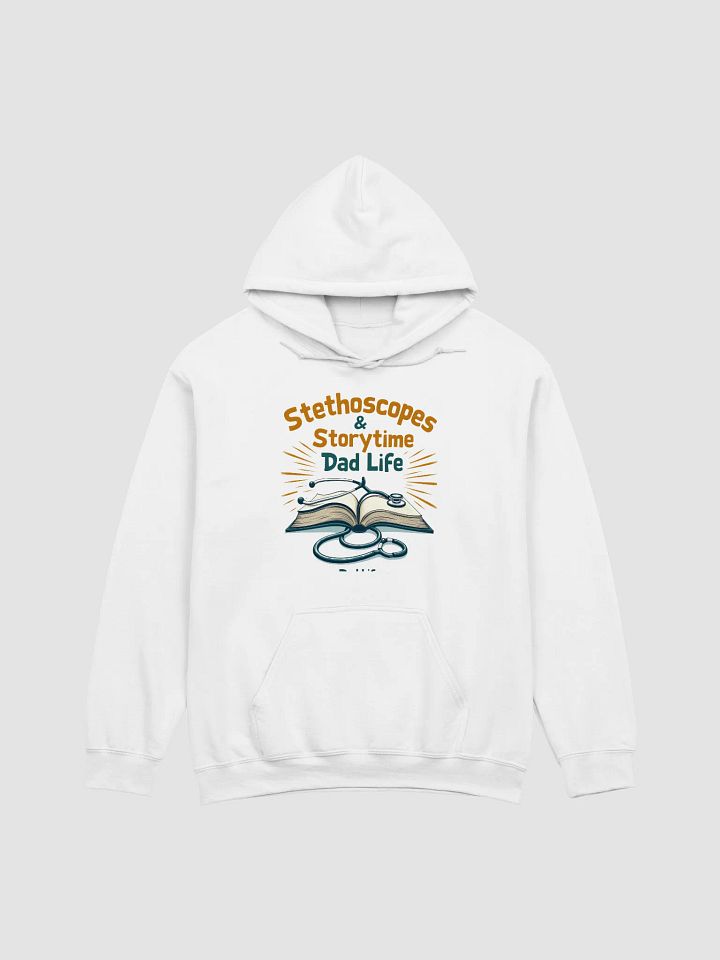 Stethoscopes & Storytime, Dad Life Hoodie product image (5)