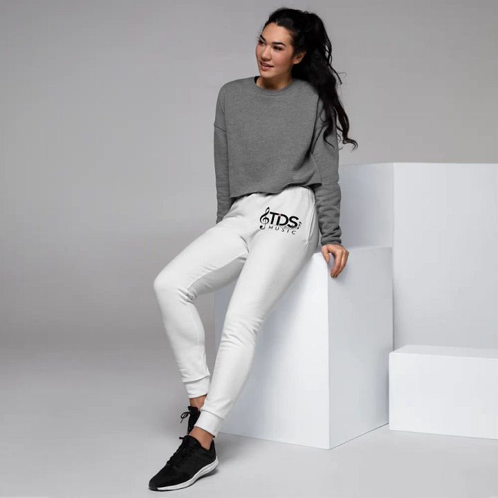 TDS Music Women's White Joggers product image (1)