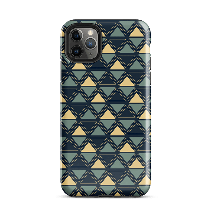 Triangulated Night Geometric iPhone Tough Case product image (2)