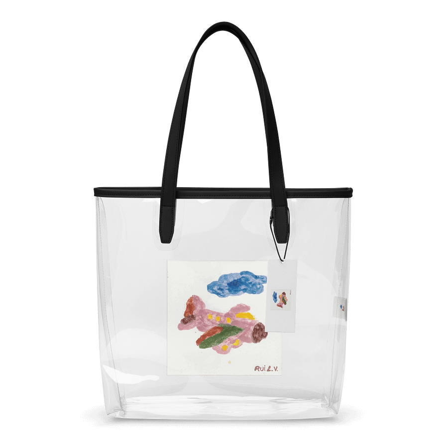 Kid Airplane (Clear Tote Bag) product image (1)