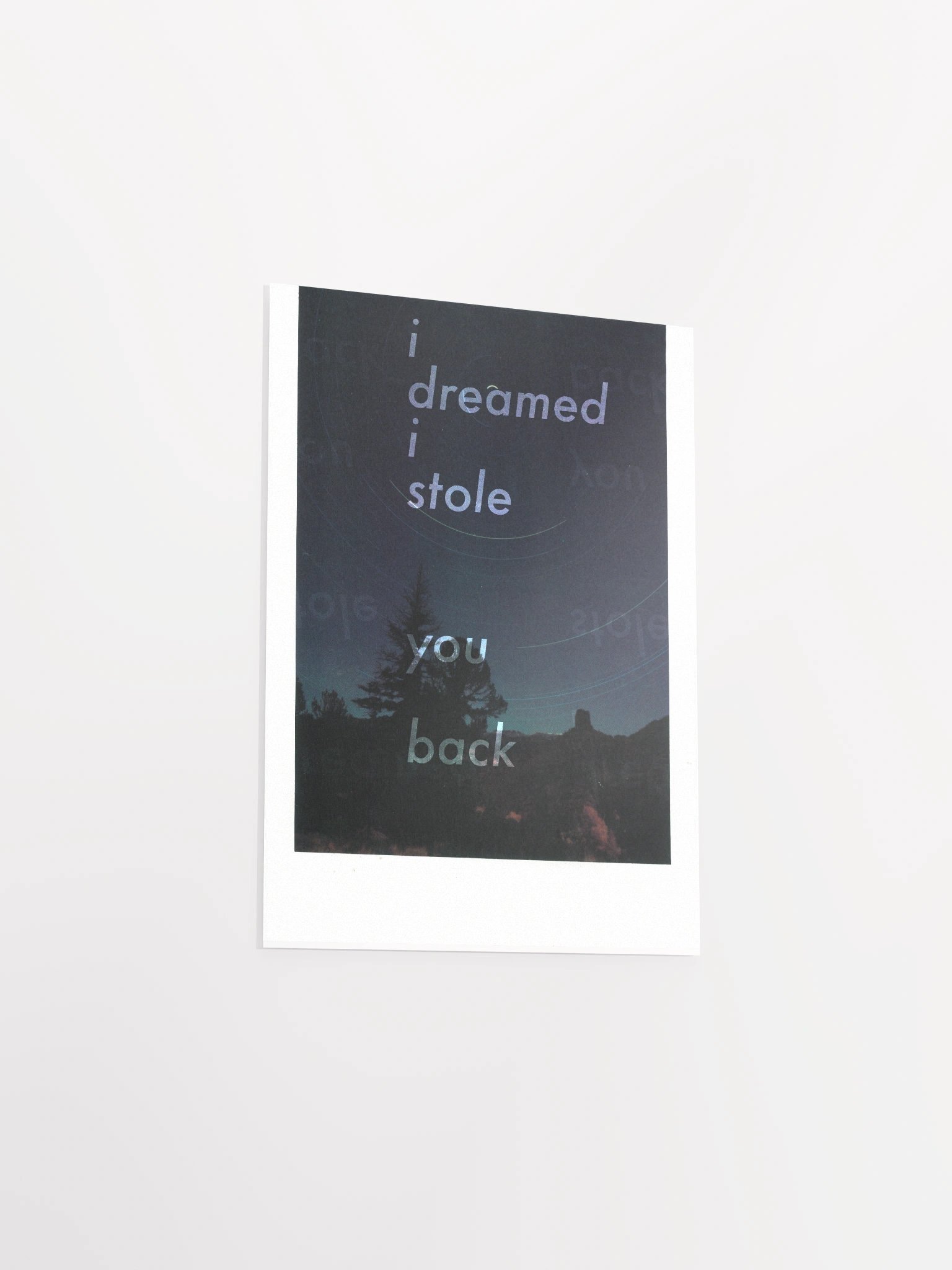 I DREAMED I STOLE YOU BACK Mixed Media Print product image (3)