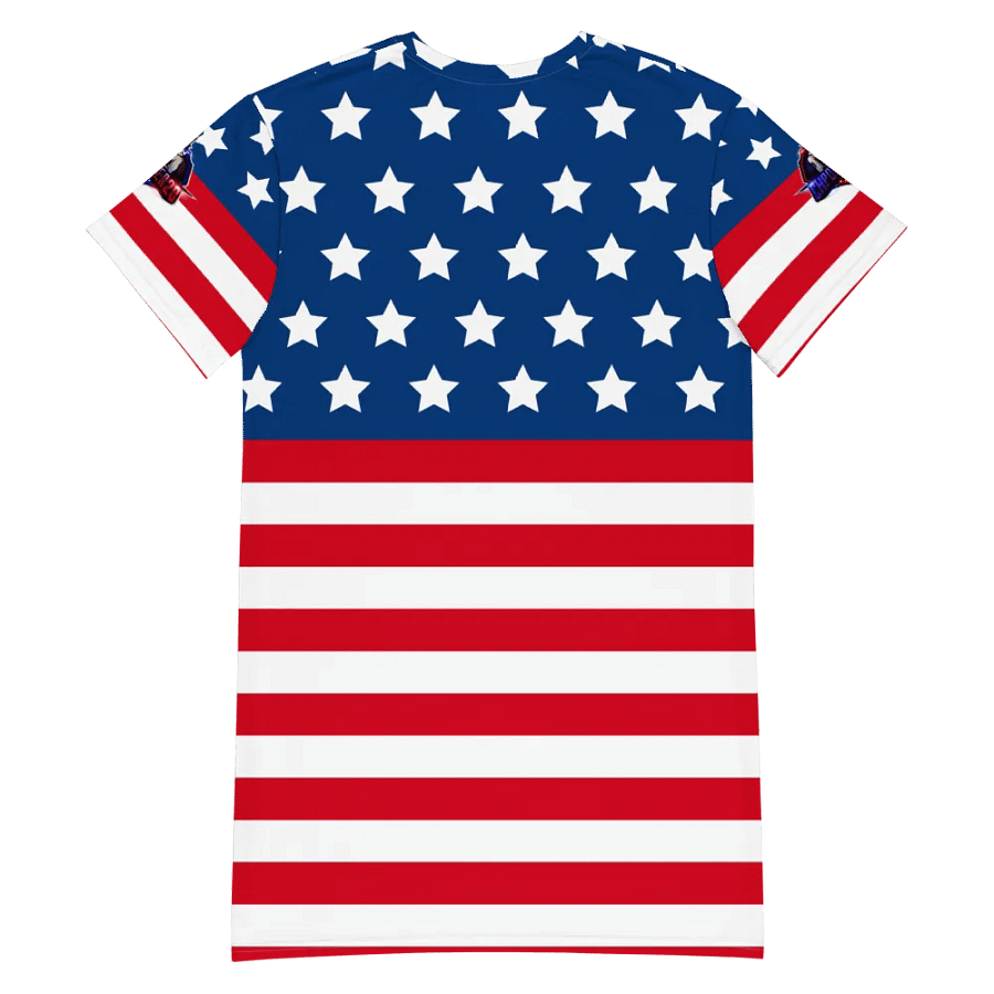 MOMMAWOLFCAT All-Over Print T-Shirt Dress product image (6)